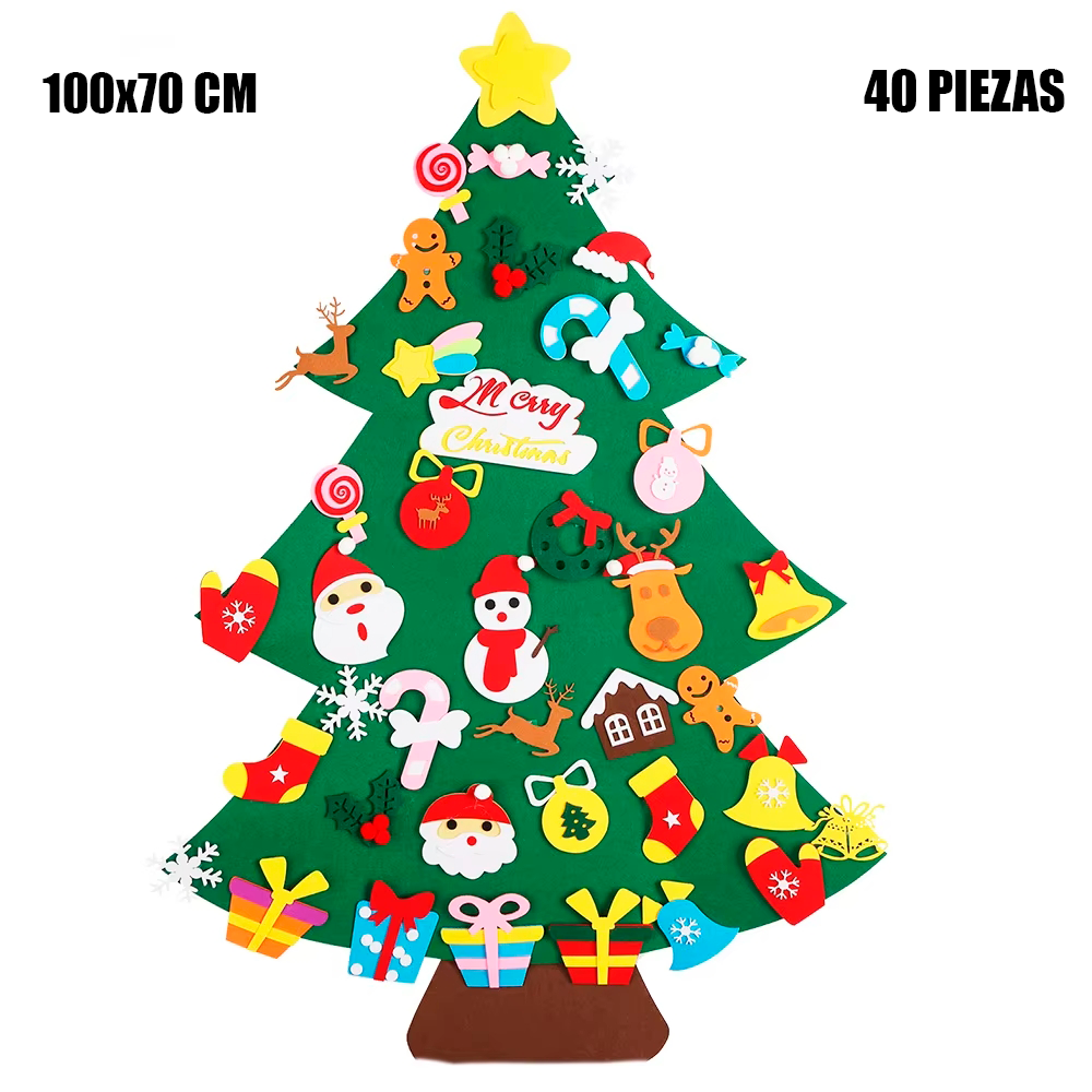 Set Montessori Navideño – Árbol + Snowman (Edición 2025)